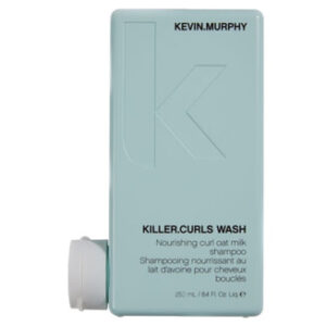 Killer.Curls Wash – Tápláló zabtejes sampon göndör hajra (40 ml)